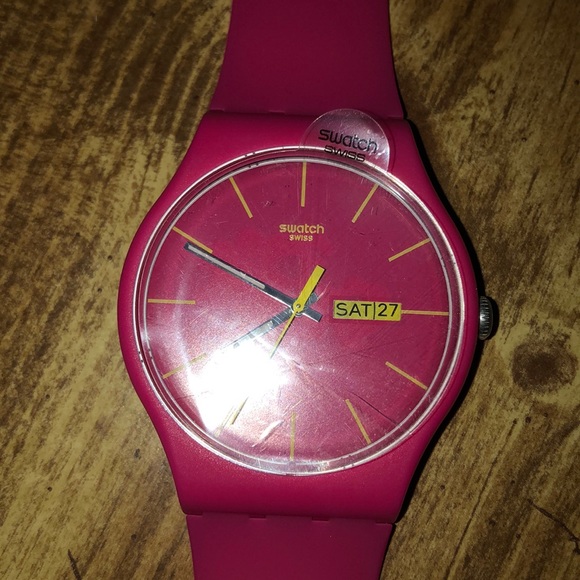 NITB Waterproof VINTAGE 1980s Swatch. Pink - Picture 5 of 5